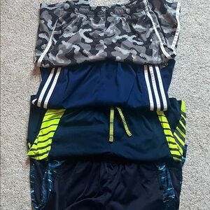 3/$15 - Kids Athletic Shorts 4 Pack